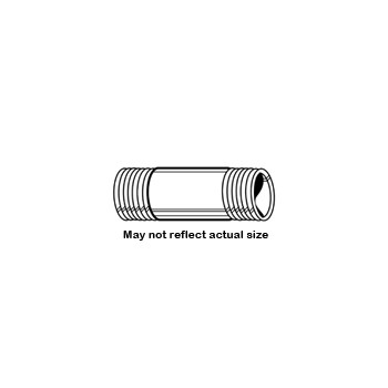 Galvanized Steel Pipe Nipple ~ 1/2"x2"