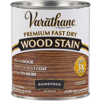 Varathane Premium Fast Dry Interior Wood Stain, Gunstock ~ Quart