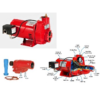 Red Lion Convertible Jet Pump, RJC75 ~ 3/4 HP