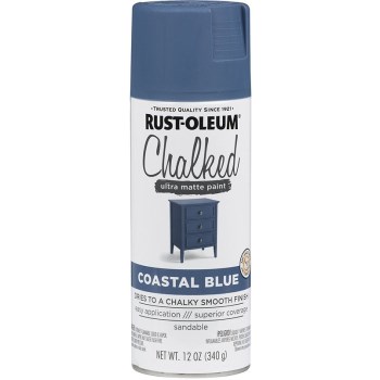 Chalked Ultra Matte Spray Paint ~ Coastal Blue