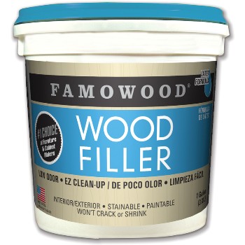 Famowood Latex Wood Filler, Walnut  ~ Gallon