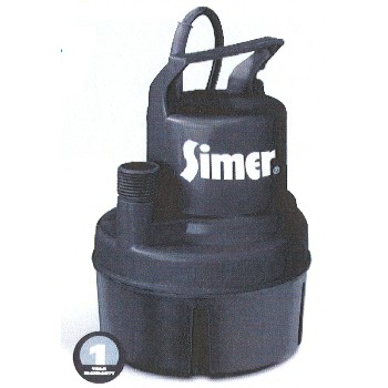 Utility Pump, Simer 1/6 HP