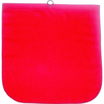 Cotton Safety Flag,  Red  ~ 18: x 18"