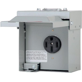 Unmetered Temporary 50 Amp Power Outlet Panel ~ 125/250 Volt