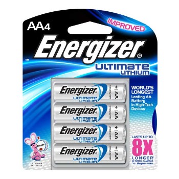 Energizer Ultimate Lithium AA, 4 Pack
