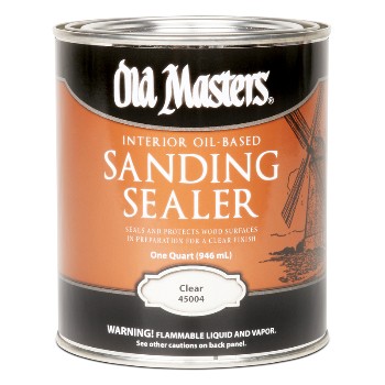Sanding Sealer, Clear Oil Based ~ Quart