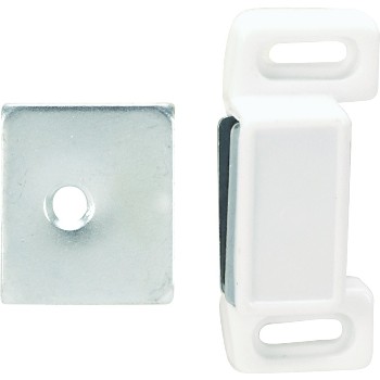 Magnet Cabinet Catch, White 