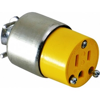 Armored Connector, 15 Amp 3 Wire 
