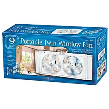 Twin Window Fan, 9 inch