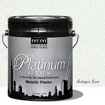 Platinum Series Metallic Plaster, Antique Lace ~ Gallon