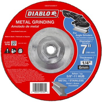 Diablo Metal Grinding Disc ~ 7"