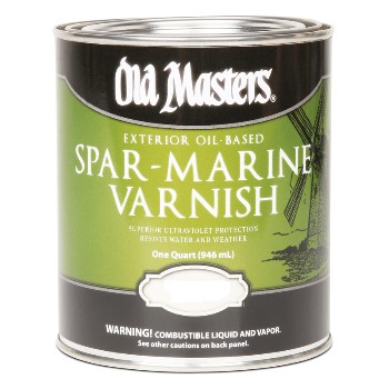 Spar Marine Varnish, Clear Satin ~ Quart 