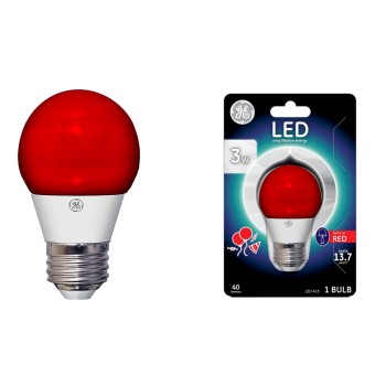 Party Light Bulb, Red ~ LED