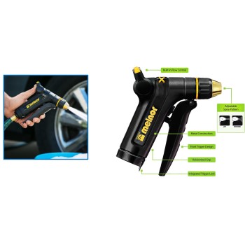 Metal Adjustable Nozzle w/Front Trigger Hose Sprayer