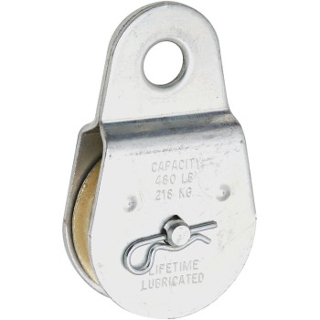 Zinc Plated Fixed Single Pulley~ 2"