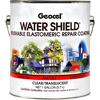 Watershield Brushable Elastomeric Repair Coating, Clear  ~ Gallon