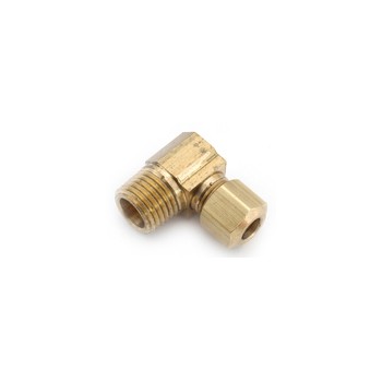 Brass Compression Fitting w/Male Elbow ~ 5/16" 