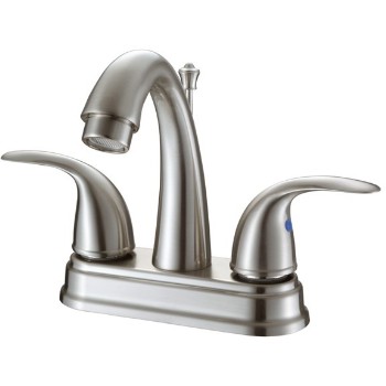 Two Handle Lavatory Faucet Brushed Nickel