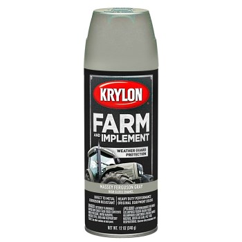 Farm & Implement Spray Paint, Massey Ferguson Gloss Gray  ~ 12 oz  Aerosol