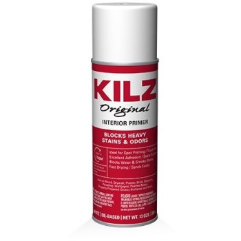 KILZ Sealer-Primer-Stain Blocker Spray, White ~ 13 oz Cans