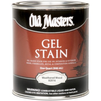 Gel Stain, Weathered Wood ~ Quart