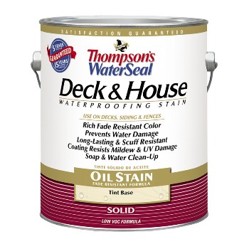 Deck Stain - Solid Oil - Tint Base - 1 Gal 