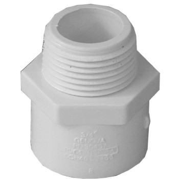PVC Pipe Male Adapter ~ 3/4"