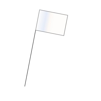 Marking Flag, White