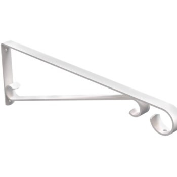 White Plant Bracket, Visual Pack 2656 15 inches