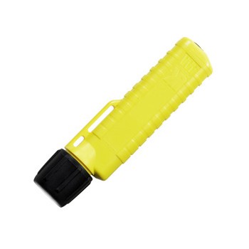 UK Zoom Flashlight, eLED 4AA, Safety Yellow