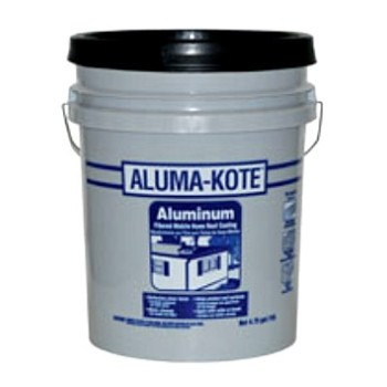 Aluma-Kote Roof Coating, Aluminum Silver Finish ~ 5 Gallon Container