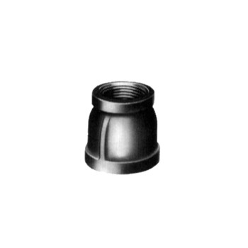 Reducer Coupling - Black Steel - 3/4 x 1/2 inch