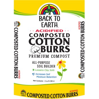 Back to Earth Acidified Cotton Burr Premium Compost 