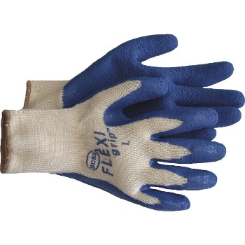 Latex Knit Gloves, 3 Pack ~ Large
