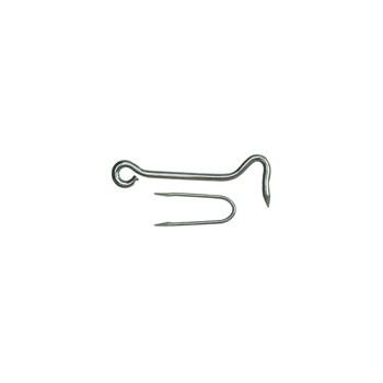 Gate Hook With Staple, 5 inch