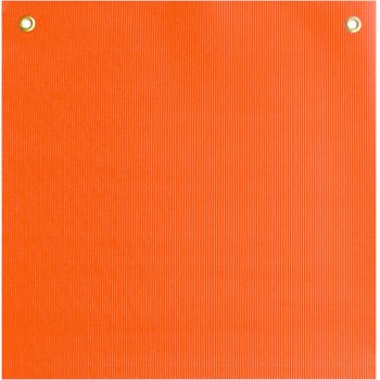 Fluorescent Orange Safety Flag ~ 18" x 18"