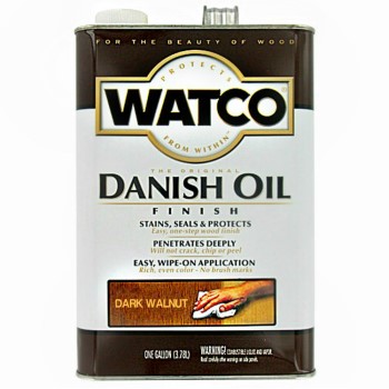 Interior Danish Oil, Dark Walnut ~ Gallon
