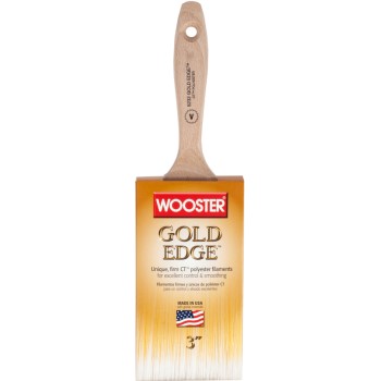 Gold Edge Varnish Brush, 3"x 2-15/16"