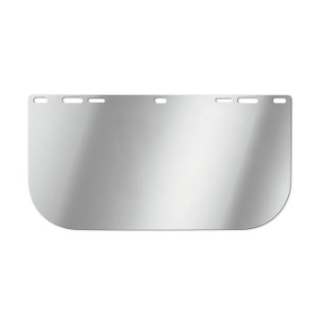 Replacement Bound Faceshield Window, Clear  ~ 8" x 12"