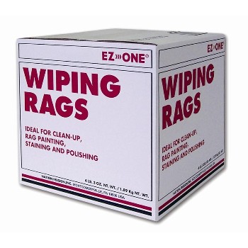 Nation Ruskin  Inc. 42WWF25 25# White Wiping Rags Best Price