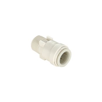Quick Connect Male Connector, Poly ~ .5" CTS x .5" MPT