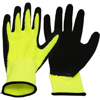Latex Coated Gloves, Textured ~ XL