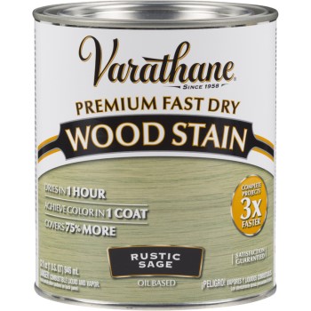Varathane Fast Dry Interior Wood Stain, Rustic Sage ~ Quart