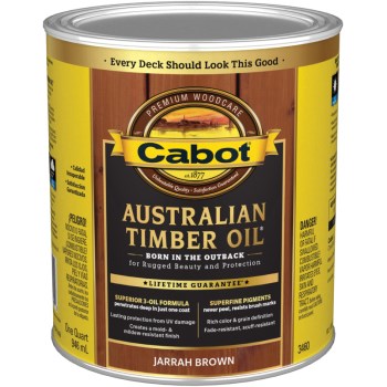 Australian Timber Oil - Jarrah Brown ~ Quart