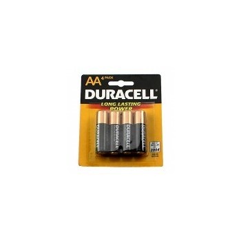 Batteries, Duracell® ~ AA 4 Pack