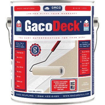 GacoDeck Topcoat, Oyster  ~  One Gallon