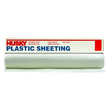 Poly Plastic Sheeting,  Clear ~ 12' x 200' x  1.5 Mil
