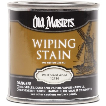 Wiping Stain,  Weathered Wood ~  Half Pint 