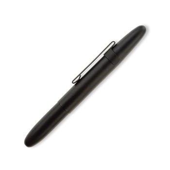 Matte Black Bullet Pen with Clip