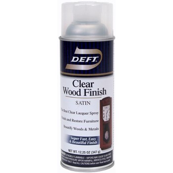 Clear Wood Finish, Satin ~  13 oz Spray Cans